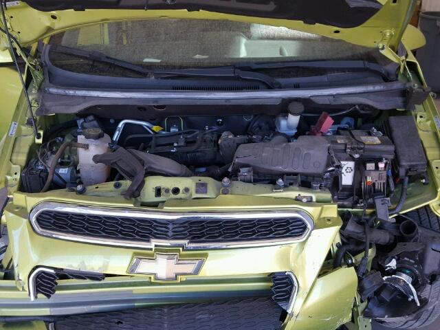 KL8CD6S92DC575925 - 2013 CHEVROLET SPARK 1LT Зеленый фото 7