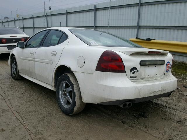2G2WS522041113090 - 2004 PONTIAC GRAND PRIX WHITE photo 3