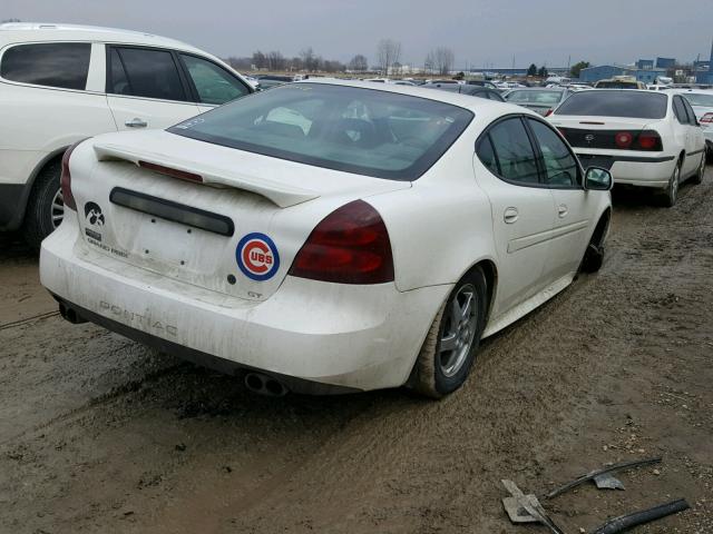 2G2WS522041113090 - 2004 PONTIAC GRAND PRIX WHITE photo 4