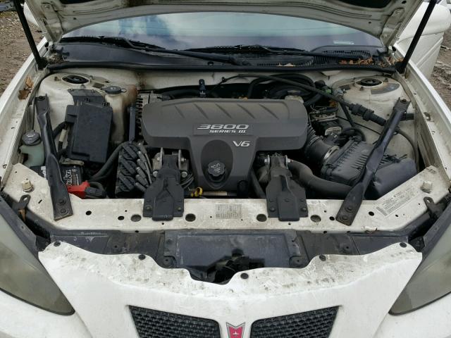 2G2WS522041113090 - 2004 PONTIAC GRAND PRIX WHITE photo 7