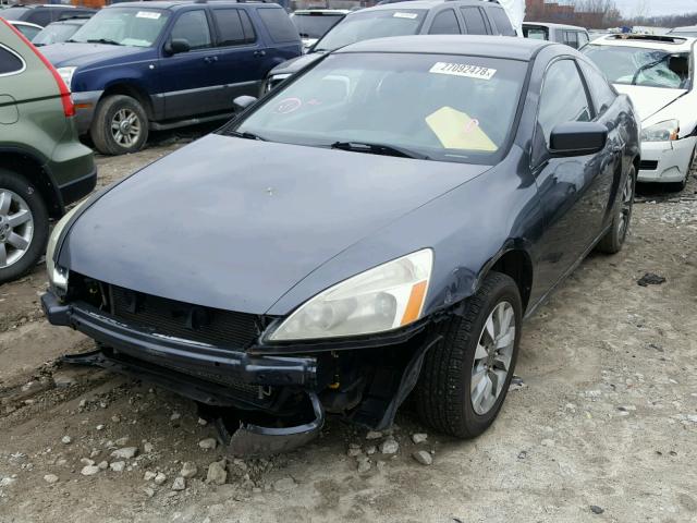 1HGCM72234A027350 - 2004 HONDA ACCORD LX BLACK photo 2