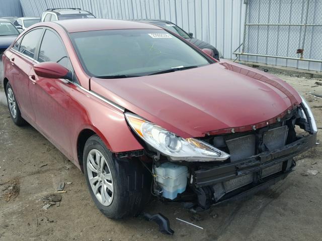 5NPEB4AC4BH064306 - 2011 HYUNDAI SONATA GLS RED photo 1