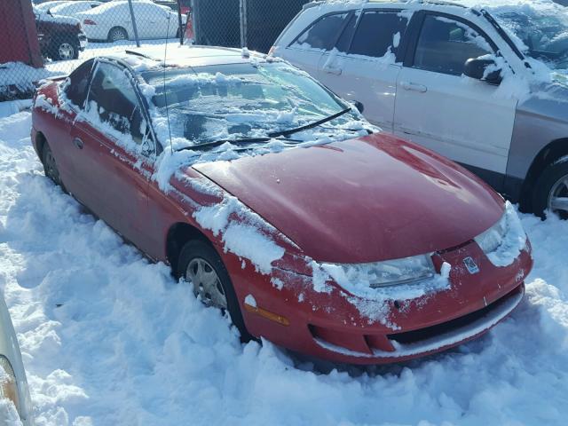 1G8ZP1282YZ111968 - 2000 SATURN SC1 RED photo 1