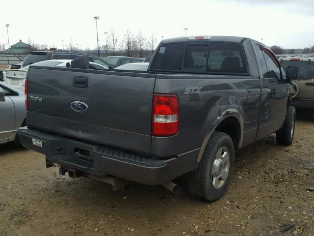 1FTRF12WX4NA57490 - 2004 FORD F150 GRAY photo 4