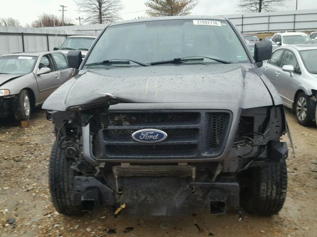 1FTRF12WX4NA57490 - 2004 FORD F150 GRAY photo 7