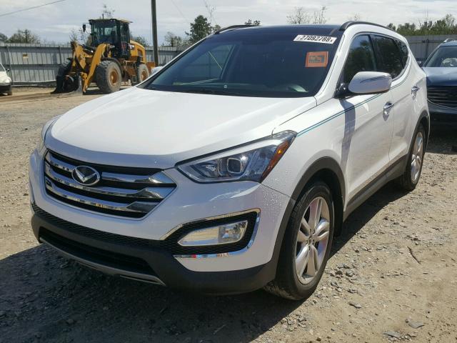 5XYZW4LA2GG306316 - 2016 HYUNDAI SANTA FE S WHITE photo 2