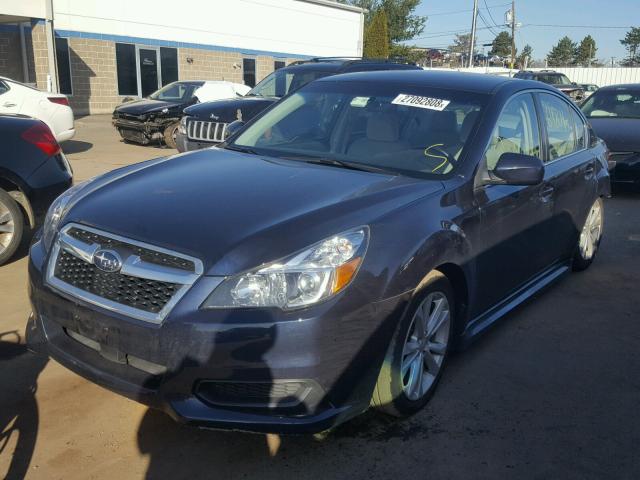 4S3BMBC64D3044614 - 2013 SUBARU LEGACY 2.5 BLUE photo 2