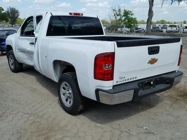 1GCRCPEX2CZ308106 - 2012 CHEVROLET SILVERADO WHITE photo 3