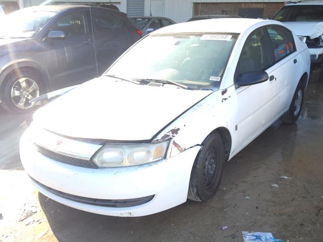 1G8AG52FX4Z181988 - 2004 SATURN ION LEVEL WHITE photo 2