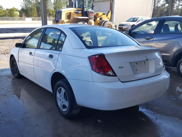 1G8AG52FX4Z181988 - 2004 SATURN ION LEVEL WHITE photo 3