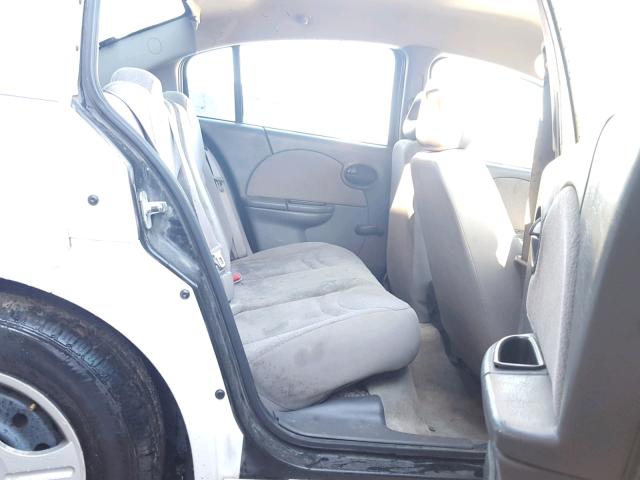 1G8AG52FX4Z181988 - 2004 SATURN ION LEVEL WHITE photo 6