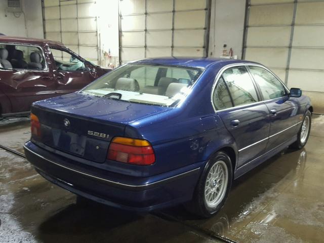 WBADM634XYGU27693 - 2000 BMW 528 I AUTO BLUE photo 4