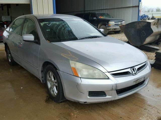 1HGCM56367A206638 - 2007 HONDA ACCORD SE SILVER photo 1