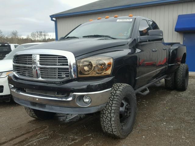 3D7MX48A18G191930 - 2008 DODGE RAM 3500 S BLACK photo 2