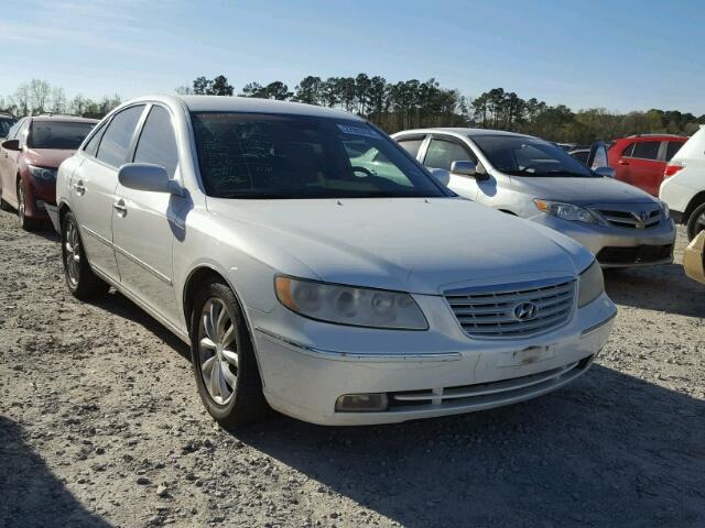 KMHFC46F66A135129 - 2006 HYUNDAI AZERA SE WHITE photo 1