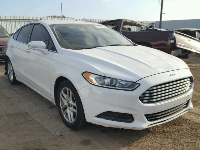 3FA6P0H78ER103803 - 2014 FORD FUSION SE WHITE photo 1