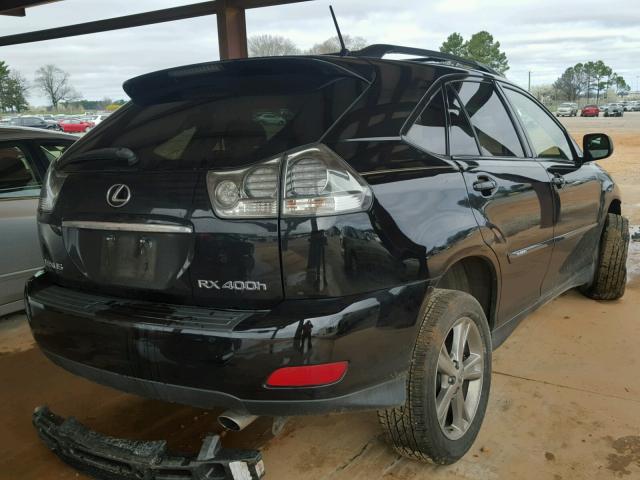 JTJGW31U172001878 - 2007 LEXUS RX 400H BLACK photo 4