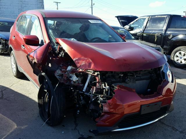 JN8AT2MV0GW152045 - 2016 NISSAN ROGUE S RED photo 1