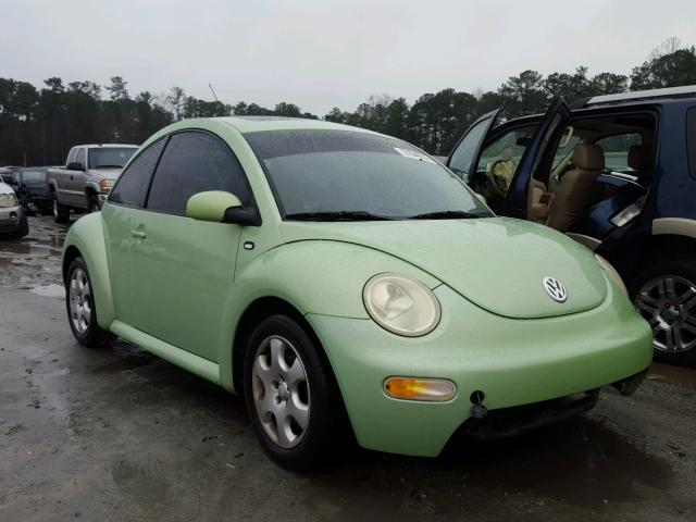 3VWCB21C52M442393 - 2002 VOLKSWAGEN NEW BEETLE 绿色 照片 1