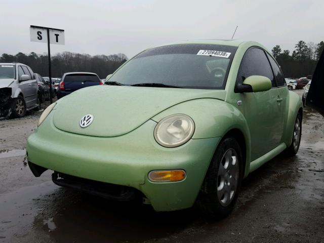 3VWCB21C52M442393 - 2002 VOLKSWAGEN NEW BEETLE 绿色 照片 2