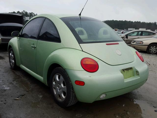 3VWCB21C52M442393 - 2002 VOLKSWAGEN NEW BEETLE GREEN photo 3