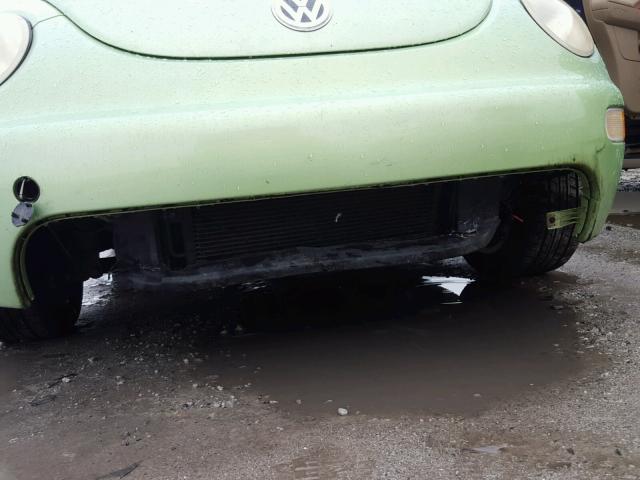 3VWCB21C52M442393 - 2002 VOLKSWAGEN NEW BEETLE 绿色 照片 9