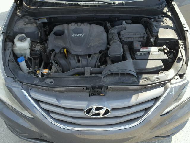 5NPEB4AC5BH180646 - 2011 HYUNDAI SONATA GLS GRAY photo 7