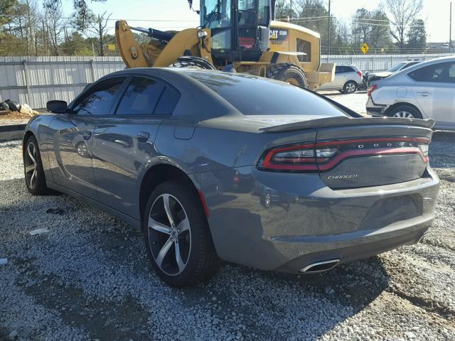 2C3CDXHG4HH547862 - 2017 DODGE CHARGER SX GRAY photo 3