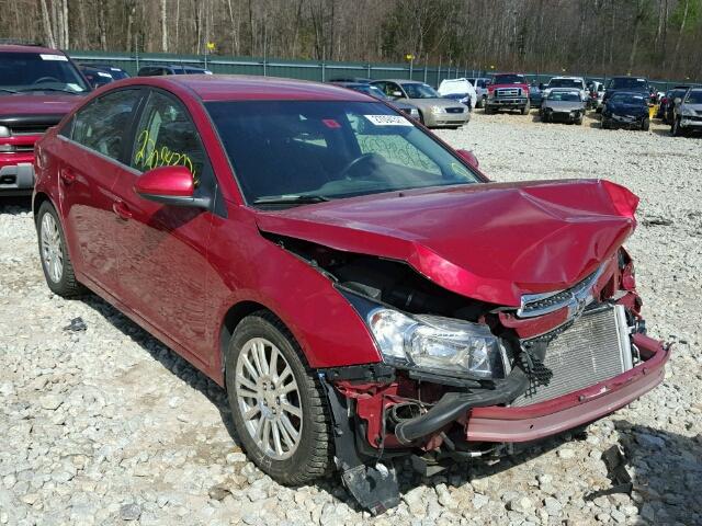 1G1PJ5SC6C7137769 - 2012 CHEVROLET CRUZE ECO RED photo 1