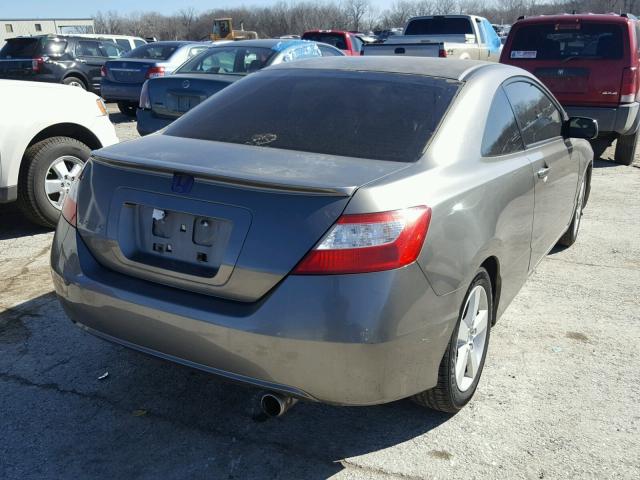 2HGFG11897H503971 - 2007 HONDA CIVIC EX ნაცრისფერი ფოტო 4