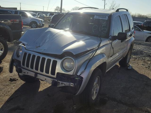 1J8GL58K63W540312 - 2003 JEEP LIBERTY LI SILVER photo 2