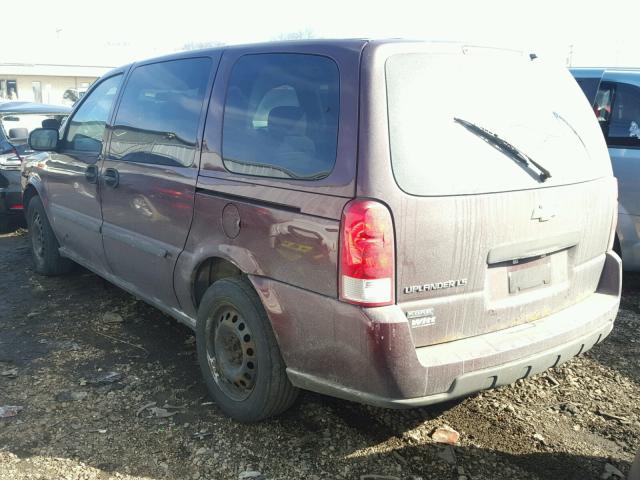 1GNDV23WX8D138686 - 2008 CHEVROLET UPLANDER L MAROON photo 3