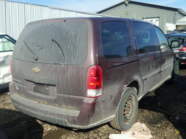 1GNDV23WX8D138686 - 2008 CHEVROLET UPLANDER L MAROON photo 4