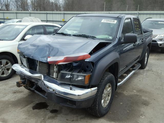 1GCDT136368149169 - 2006 CHEVROLET COLORADO BLUE photo 2