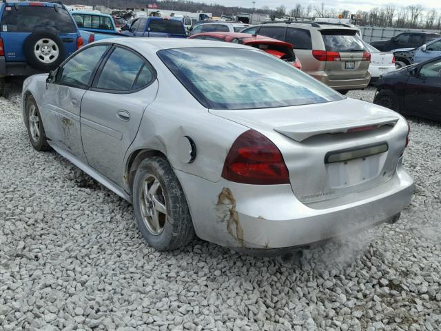 2G2WS522541207935 - 2004 PONTIAC GRAND PRIX SILVER photo 3