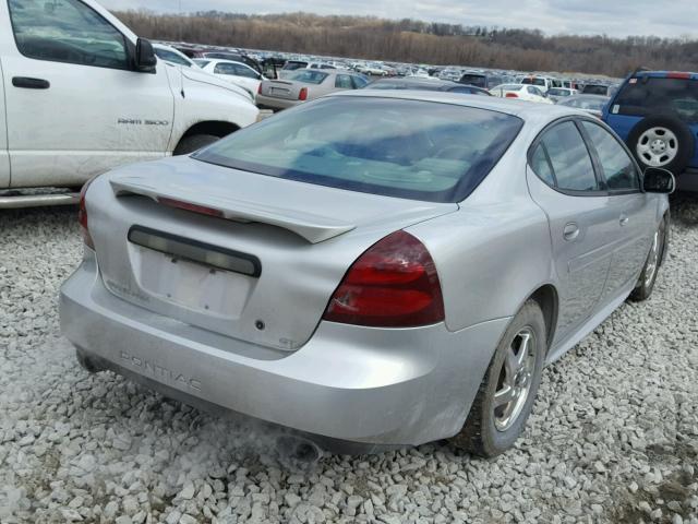 2G2WS522541207935 - 2004 PONTIAC GRAND PRIX SILVER photo 4