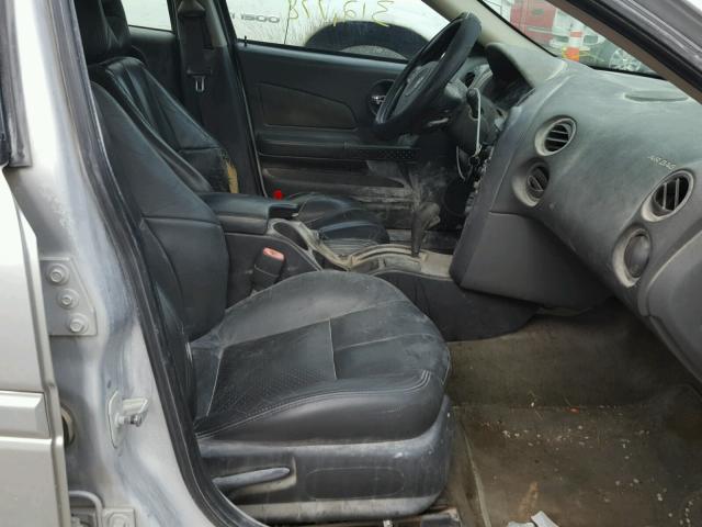 2G2WS522541207935 - 2004 PONTIAC GRAND PRIX SILVER photo 5