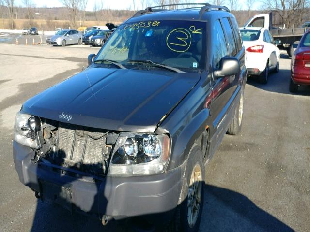 1J4GW48S84C368175 - 2004 JEEP GRAND CHER GRAY photo 2