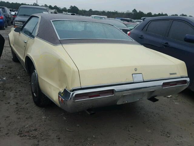 394870M603329 - 1970 OLDSMOBILE TORONADO YELLOW photo 3