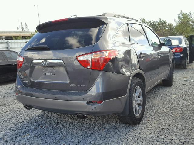 KM8NU4CC6AU119121 - 2010 HYUNDAI VERACRUZ G GRAY photo 4