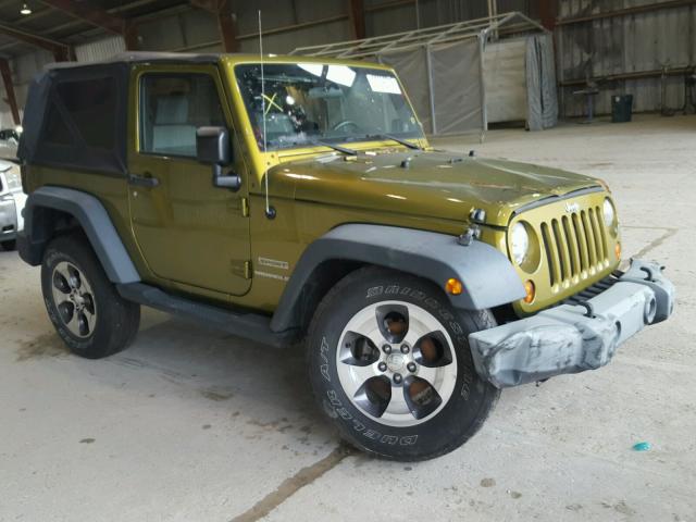 1J4AA2D10AL202038 - 2010 JEEP WRANGLER S GREEN photo 1