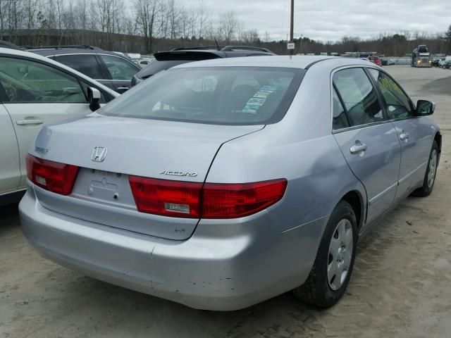 1HGCM564X5A063957 - 2005 HONDA ACCORD LX GRAY photo 4