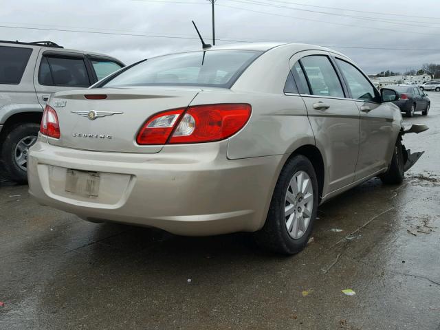 1C3LC46K38N152765 - 2008 CHRYSLER SEBRING LX GOLD photo 4