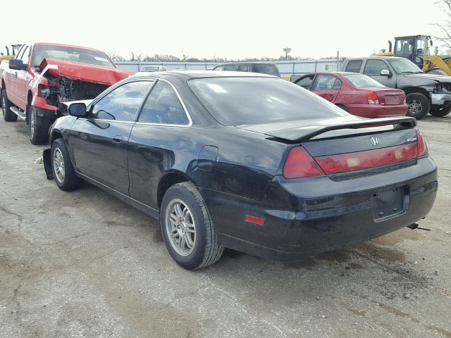 1HGCG32432A003452 - 2002 HONDA ACCORD LX BLACK photo 3