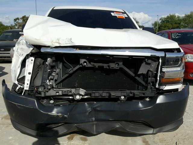 3GCPCNEC7GG126805 - 2016 CHEVROLET SILVERADO WHITE photo 9