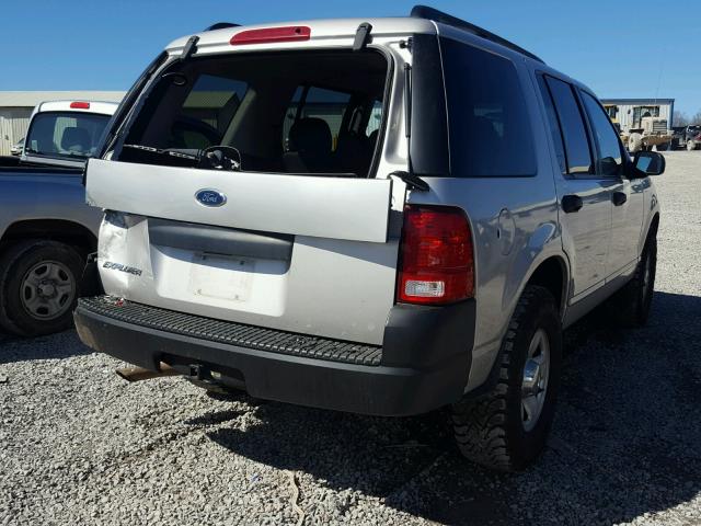 1FMZU72K73UA61194 - 2003 FORD EXPLORER X SILVER photo 4