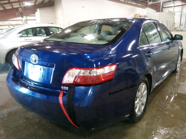 4T1BB46K47U001475 - 2007 TOYOTA CAMRY NEW BLUE photo 4