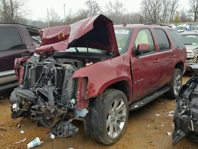 1GNFK13047J320567 - 2007 CHEVROLET TAHOE K150 MAROON photo 2