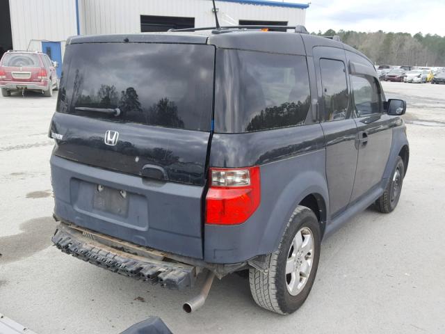 5J6YH18645L014722 - 2005 HONDA ELEMENT EX BLACK photo 4