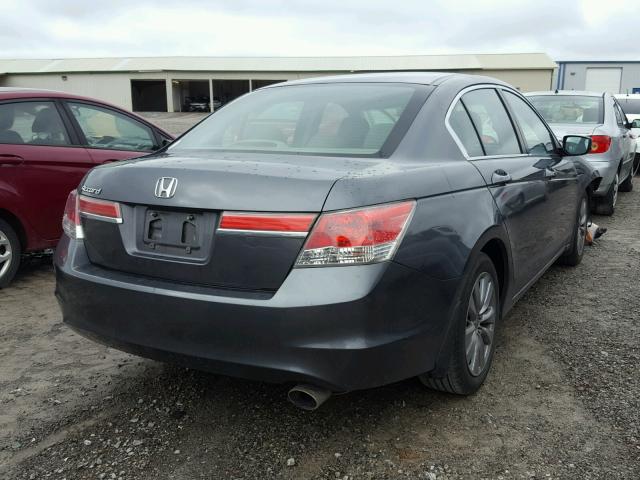 1HGCP2F74BA118513 - 2011 HONDA ACCORD EX GRAY photo 4